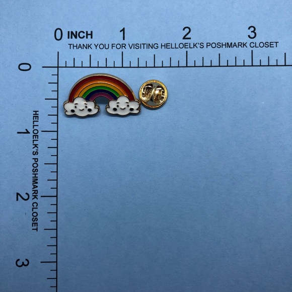 🌻10/$10🌻 Cloud Rainbow Enamel Pin - Picture 2 of 10